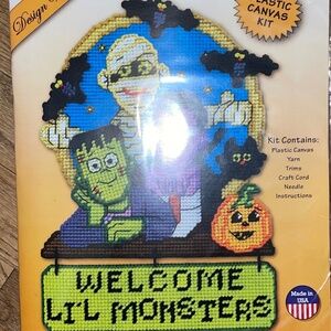 Design Works Monsters Plastic Canvas Kit